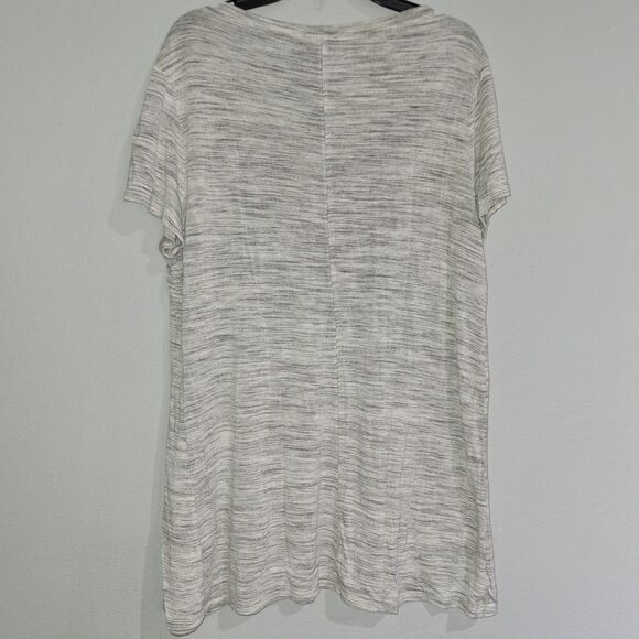 Motherhood Maternity Nursing Grey & White Tulip Style Short Sleeve Tshirt Size M - Picture 6 of 8